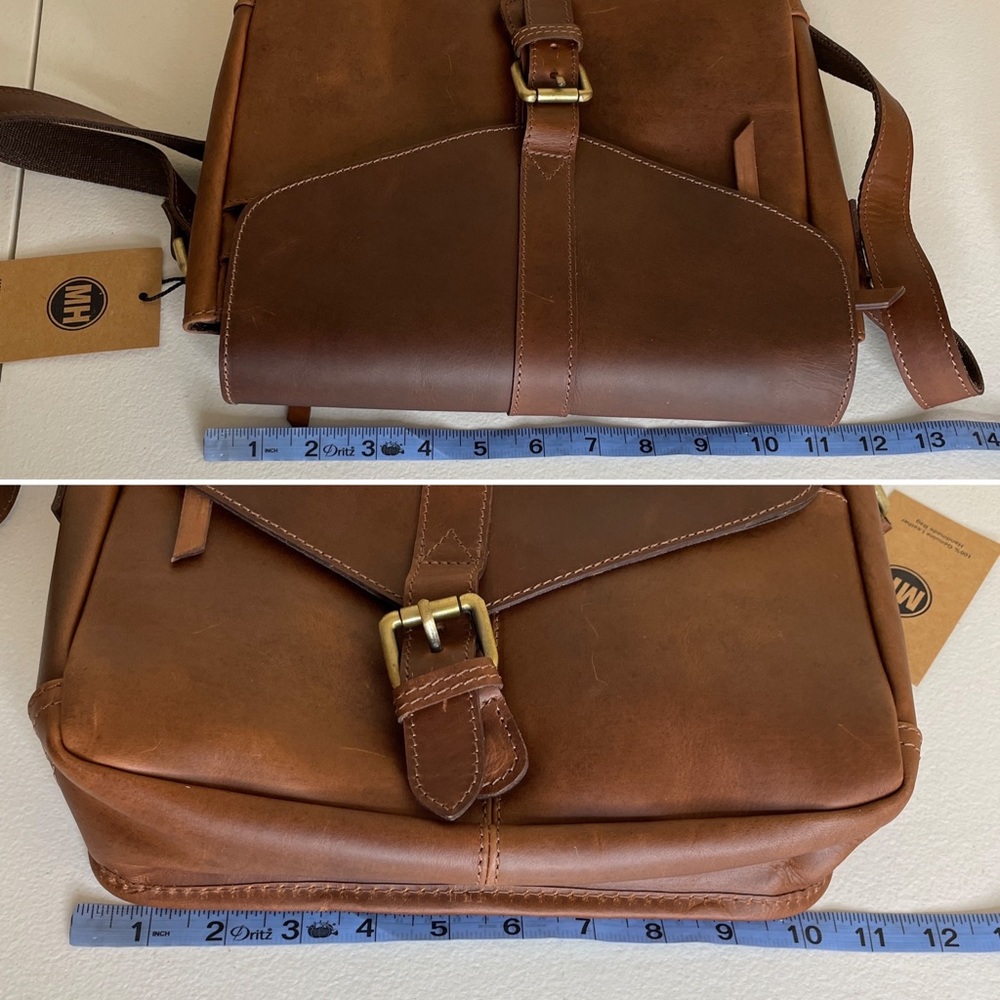 New Montana Hudson Mabel Handcrafted Leather Purse - Picture 13 of 15